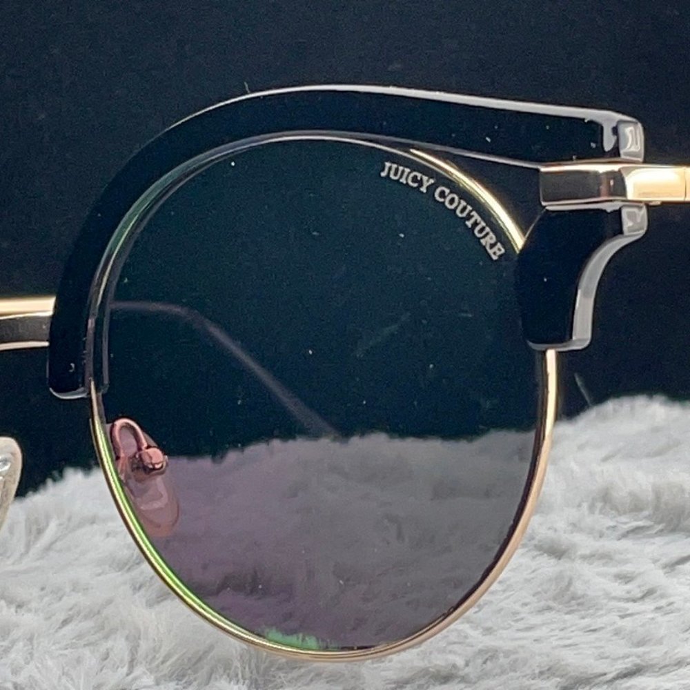 Juicy Couture Black/Gold Cat Eye Sunglasses NWT SG109 - Picture 9 of 11